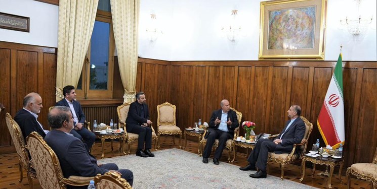 دیدار دیپلماتیک تاج و مدیران فدراسیون با وزیر خارجه +عکس